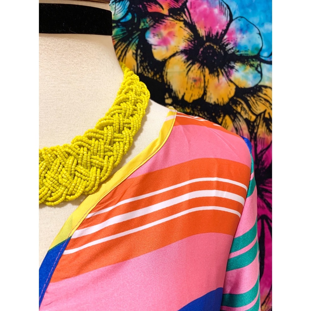 🌈 Amazing modern color block dress - Picture 3 of 11